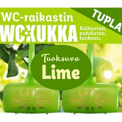 WC-raikastin 2 x 50 g Lime