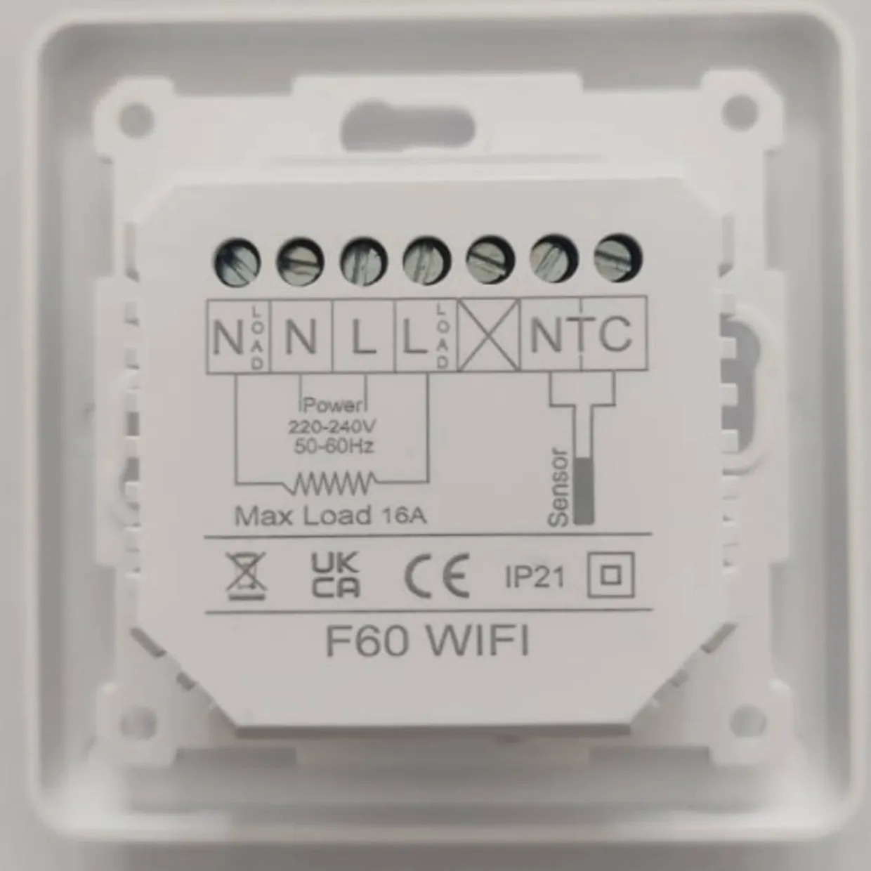 Yhdistelmätermostaatti DunWore F60 WiFi