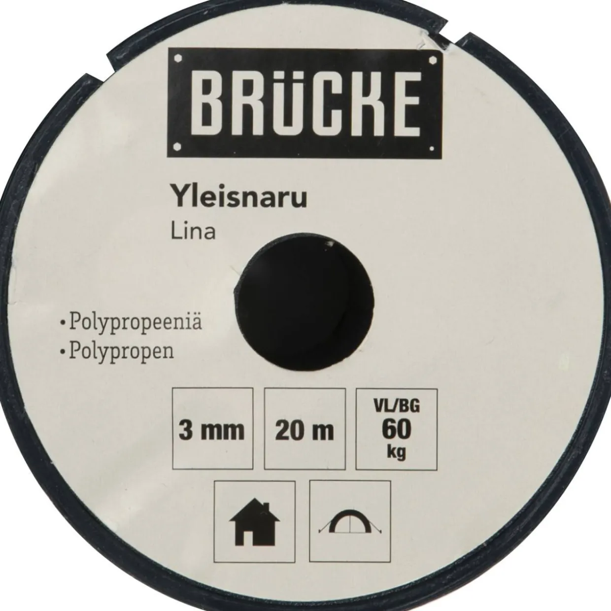 Yleisnaru kelalla 3 mm x 20 m lajitelma
