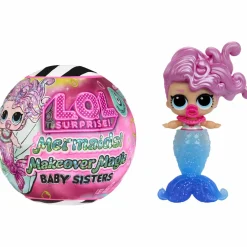 Yllätysnukke L.O.L. Mermaids! Makeover Magic Baby Sisters