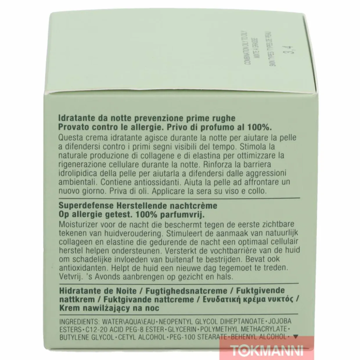 Yövoide, Clinique 50 ml Superdefence For Combination Oily to Oily Skin