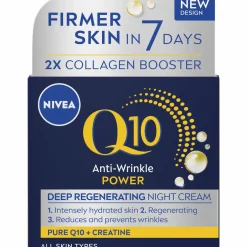 Yövoide Nivea Q10 50 ml Anti-Wrinkle Power Deep Regenerating